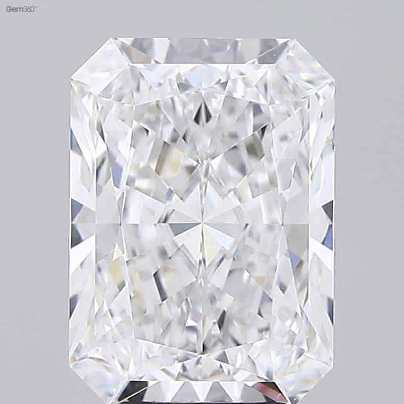 Radiant 5.00ct E VVS2 EX EX 1 Radiant 5.00ct E VVS2 EX EX