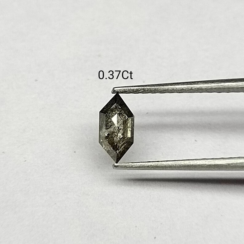 Hexagonal 0.37ct FANCY I3 EX EX