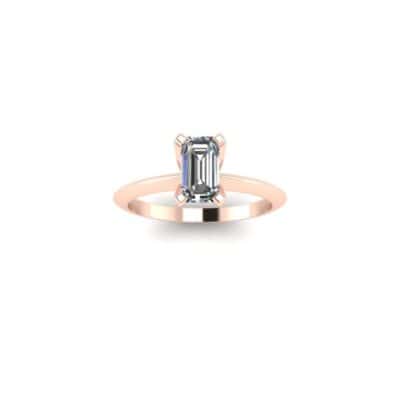 Emerald Cut Diamond Solitaire