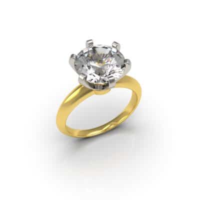 Custom Ring with Client’s Own Stone