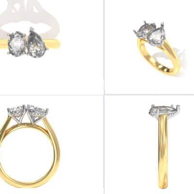 Toi et Moi Ring Design