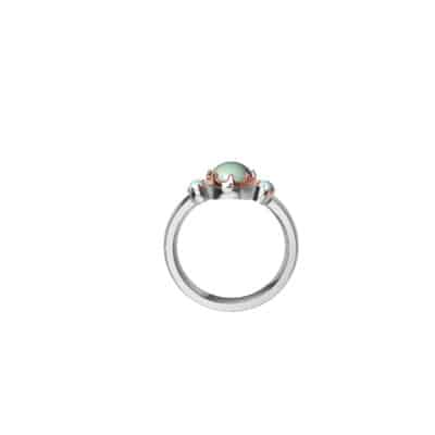 Unique Opal and Turquoise Ring