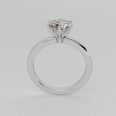 Timeless Solitaire with Budget-Friendly Lab-Grown Diamond