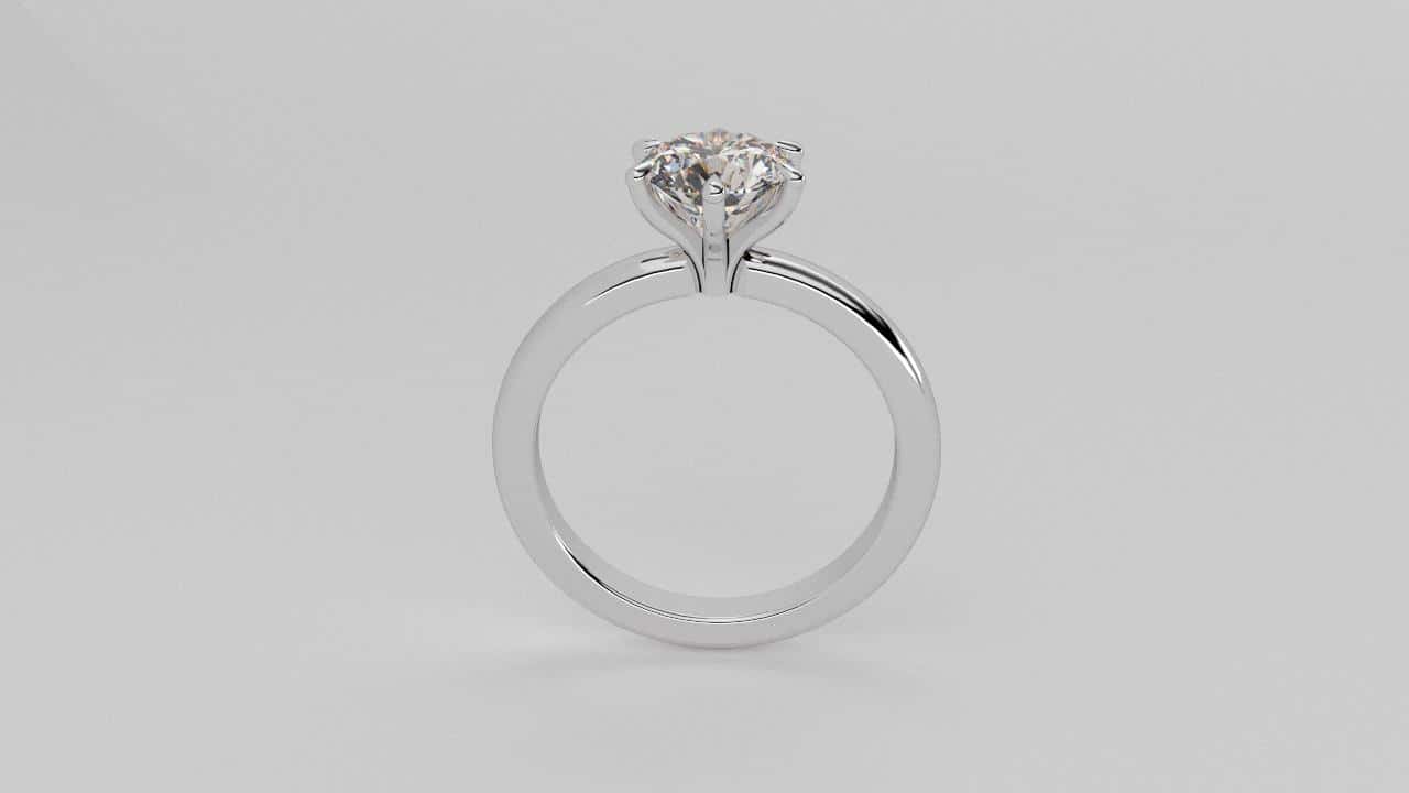 Timeless Solitaire with Budget-Friendly Lab-Grown Diamond 1 Timeless Solitaire with Budget-Friendly Lab-Grown Diamond