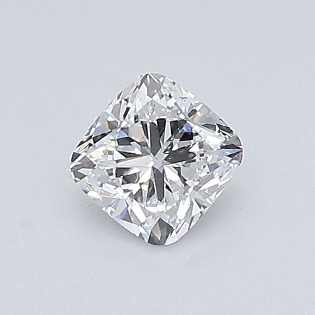Cushion brilliant 0.40ct D SI1 EX EX Faint