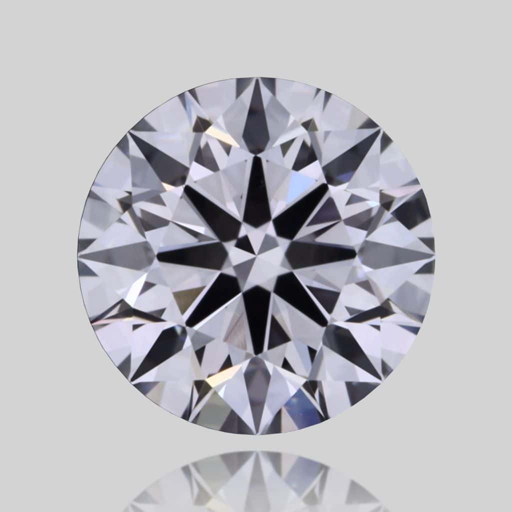 Round 0.38ct H VVS1 EX EX EX Faint